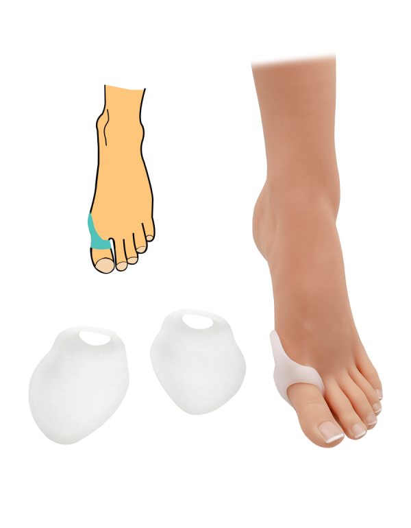 Hallux valgus hüvelykujj ízületvédő - 2 db