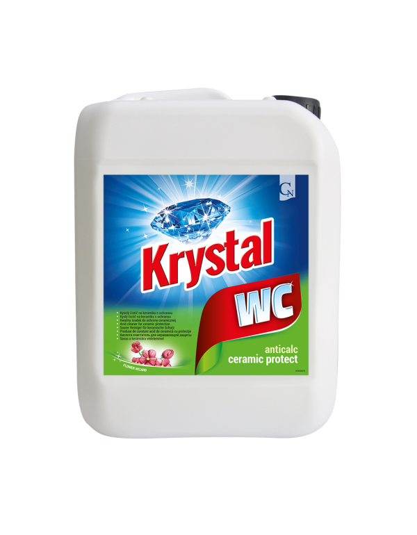 Kristály WC savas kerámiához védelemmel zöld 5l