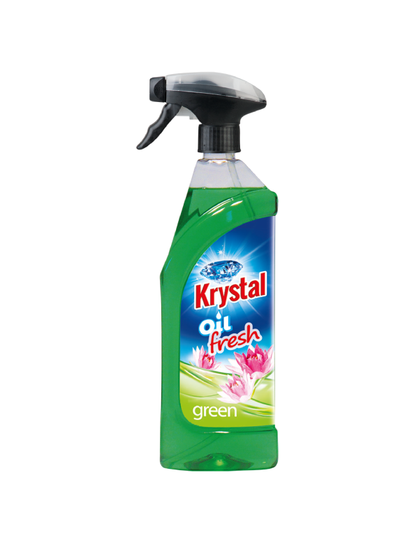 Kristályolajos frissítő zöld 750ml