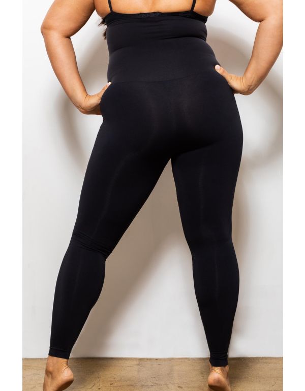 Anticellulit formáló leggings magas derékkal - "XL" méretben