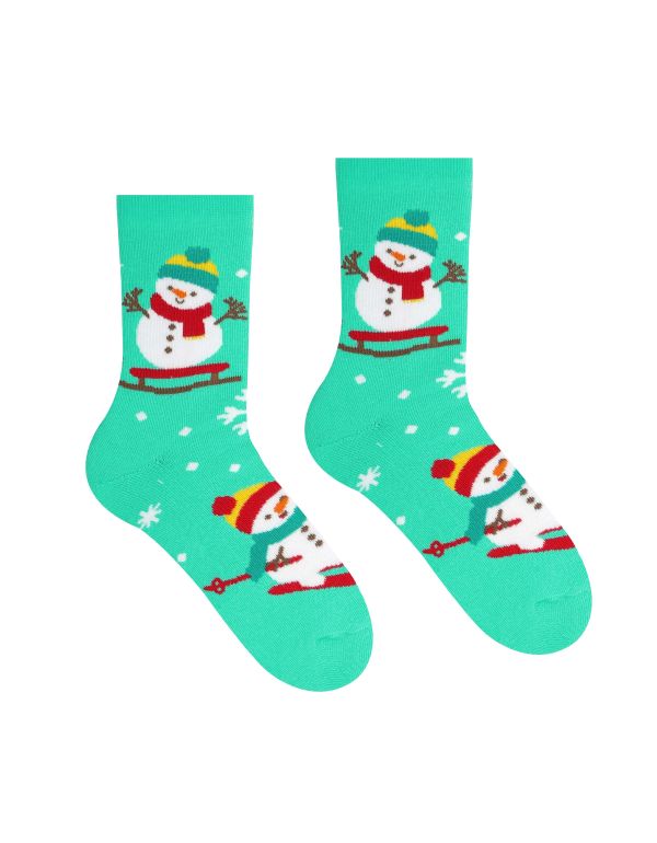 Merry Socks Terry Snowman - Gyermek