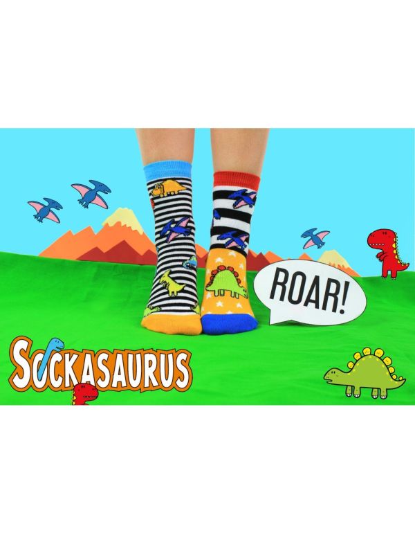 Gyermek vicces zokni Sockasaurus méret: 27-30